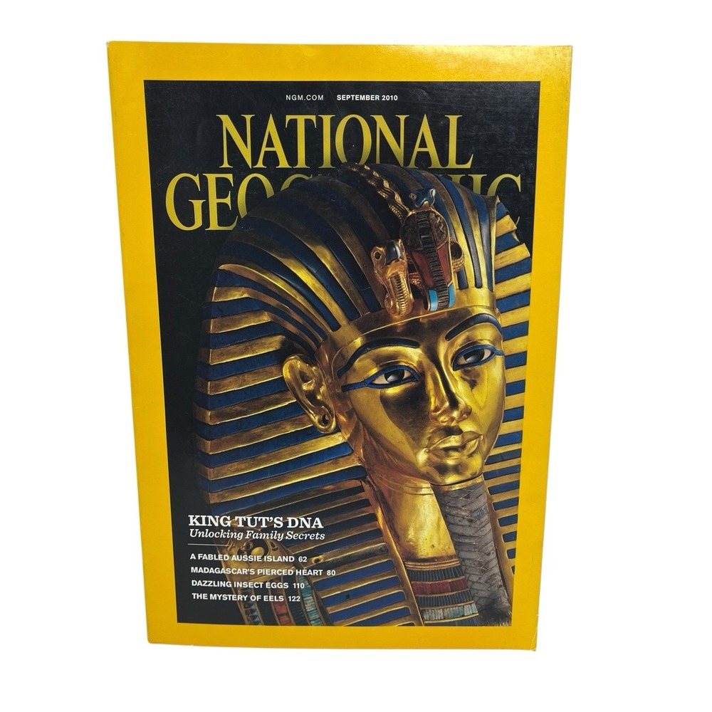 National Geographic‎ Magazine September 2010 King Tuts DNA, Aussie Island, Eels